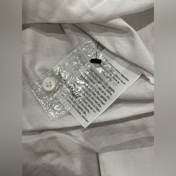 Tommy Hilfiger White and Blue Embroidered Blouse - Picture 11 of 13